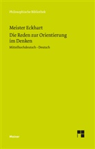 Eckhart Meister, Meister Eckhart, Norber Fischer, Norbert Fischer - Die Reden zur Orientierung im Denken