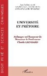 Isabell Corpart, ISABELLE CORPART, Carolin Lacroix, CAROLINE LACROIX, Steinlé-Feuerb, Marie-France Steinlé-Feuerbach - Université et prétoire