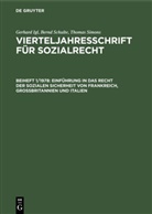 Gerhar Igl, Gerhard Igl, Bern Schulte, Bernd Schulte, Thomas Simons - Vierteljahresschrift für Sozialrecht - Beiheft 1/1978: Einführung in das Recht der sozialen Sicherheit von Frankreich, Großbritannien und Italien
