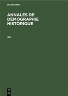 Degruyter - Annales de démographie historique: 1981