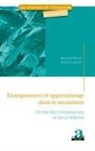 Vincen Carette, Vincent Carette, Bernar Rey, Bernard Rey - Enseignement et apprentissage dans le secondaire