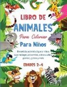 Gs Fun Activity - Libro de animales para colorear para niños