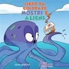 Young Dreamers Press - Libro da colorare Mostri e alieni
