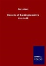 Anonymous - Records of Buckinghamshire