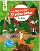 Natascha Pitz - Das Hin-und-weg-Stickerbuch Im Wald