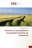 Jean Christophe Onana - Femmes et accessibilité à la propriété foncière au Cameroun