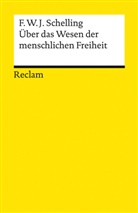 Friedrich Wilhelm Joseph Schelling, Fran Josef Wetz, Franz Josef Wetz, Franz Josef Wetz - Über das Wesen der menschlichen Freiheit