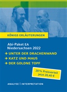 Arn Geiger, Arno Geiger, Günte Grass, Günter Grass, E T a Hoffmann, E.T.A. Hoffmann - Abitur Deutsch Niedersachsen 2022 EA - Königs Erläuterungen-Paket