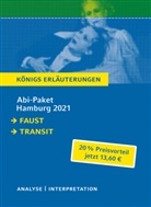 Johann Wolfgang vo Goethe, Robert Seethaler, Anna Seghers, Johann Wolfgang von Goethe - Abi-Paket Hamburg 2021 - Königs Erläuterungen, 2 Bde.