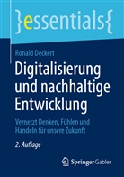 Ronald Deckert, Ronald (Prof. Dr.) Deckert - Digitalisierung und nachhaltige Entwicklung
