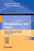 Antona, Antona, Margherita Antona, Constantin Stephanidis, Constantine Stephanidis - HCI International 2020 - Posters