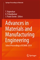 J. Paulo Davim, Palanikumar, K Palanikumar, K. Palanikumar, J Paulo Davim, T. Rajmohan - Advances in Materials and Manufacturing Engineering