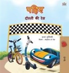 Kidkiddos Books, Inna Nusinsky - The Wheels -The Friendship Race (Hindi Book for Kids)