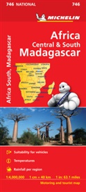 Michelin - Africa Cental & South, Madagascar - Michelin National Map 746