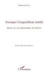 Emiliano Sfara - Georges Canguilhem inédit
