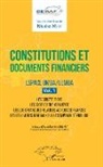 Nicaise Médé - Constitutions et documents financiers Vol 1 Espace UMOA/UEMOA