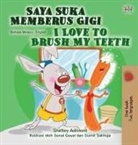 Shelley Admont, Kidkiddos Books - I Love to Brush My Teeth (Malay English Bilingual Children's Book)