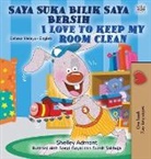 Shelley Admont, Kidkiddos Books - I Love to Keep My Room Clean (Malay English Bilingual Children's Book)