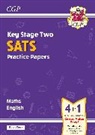 CGP Books, CGP Books, CGP Books, CGP Books - KS2 Maths & English SATS Practice Papers: Pack 2 - for the 2025 tests (with free Online Extras)