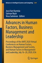 Jussi Ilari Kantola, Salma Nazir, Salman Nazir, Vesa Salminen - Advances in Human Factors, Business Management and Leadership