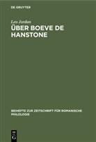Leo Jordan - Über Boeve de Hanstone