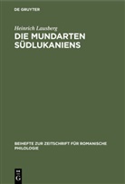 Heinrich Lausberg, Walthe v Wartburg, Walther v Wartburg - Die Mundarten Südlukaniens