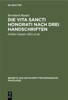 Bernhard Munke, Gröbe Gustav, Gröber Gustav, HOEPFFNER, Hoepffner, Ernst Hoepffner - Die Vita Sancti Honorati nach drei Handschriften