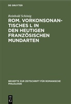 Reinhold Schönig, Erns Hoepffner, Ernst Hoepffner - Rom. vorkonsonantisches L in den heutigen französischen Mundarten