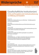 Widersprüche - Gesellschaftliche Institutionen