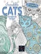 Happy Arts Coloring - Animal coloring books INCREDIBLE CATS coloring books for adults