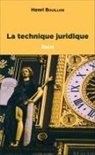 Henri Bouillon - La technique juridique
