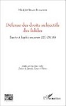 Hidulphe Bilali Bonazebi - Défense des droits subjectifs des fidèles