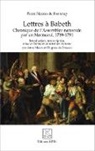Pierre Nicolas de Fontenay - Lettres à Babeth