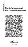 Cécile Angelini - Echo de l'art conceptuel dans l'esthétique analytique