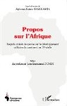 Alphonse Zozime Tamekamta - Propos sur l'Afrique