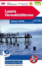 Hallwag Kümmerly+Frey AG, Hallwa Kümmerly+Frey AG, Hallwag Kümmerly+Frey AG - Kümmerly+Frey Velokarte 11 Luzern, Vierwaldstättersee 1:60.000
