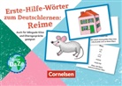 Deutsch lernen mit Fotokarten - Kita: Erste-Hilfe-Wörter zum Deutschlernen: Reime