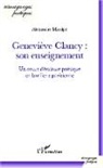 Alexandre Massipe - Geneviève Clancy : son enseignement