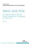 Christia Jérémie, Christian Jérémie, Marie-Joël Louison-Lassabliere, Marie-Joëlle Louison-Lassabliere - Erreur, faute, péché (Volume 2)