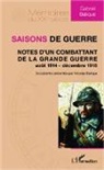 Gabriel Balique - Saisons de guerre