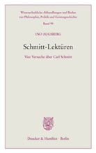 Ino Augsberg - Schmitt-Lektüren.