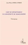 Jean-Marcel Meka Obam - Chef de département à l'université de Ngaoundéré