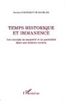 Gustavo Chataignier Gadelha - Temps historique et immanence