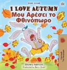 Shelley Admont, Kidkiddos Books - I Love Autumn (English Greek Bilingual Book for Children)