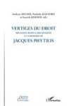 Andréa Helmis, Andréas Helmis, Nathali Kalnoky, Nathalie Kalnoky, Soazick Kerneis - Vertiges du droit