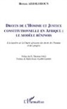 Horace Adjolohoun - Droits de l'homme et justice constitutionnelle en Afrique : le modèle béninois