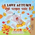 Shelley Admont, Kidkiddos Books - I Love Autumn (English Hindi Bilingual Children's Book)
