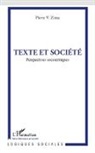 Pierre Zima, Pierre V Zima, Pierre V. Zima - Texte et société