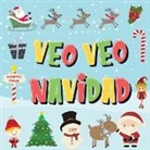 Pamparam Libros para Niños - Veo Veo - Navidad: ¿Puedes Encontrar a Papá Noel, a los Elfos y a los Renos? ¡Un Divertido Juego de Buscar y Encontrar para Navidad de In