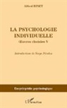 Alfred Binet - La psychologie individuelle
